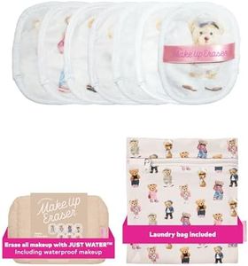 The Original MakeUp Eraser 7-Day Set, Erase All Makeup with Just Water, Including Waterproof Mascara, Eyeliner, Foundation, Lipstick, Sunscreen, and More! Teddy, 7ct.