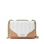 Kate Spade New York Briar Lane Quilted Mini Emelyn Women’s Shoulder Bag (White Dove Multi)