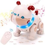 KaeKid Remote Control Robot Dog Toy for Kids - Interactive Touch &Smart Dancing Robots for Kids, Electronic Pets Toys Robotic Dog - Soothing music, Recording,Repeat, Girls & Boys Ages 3 Years And Up