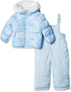 OshKosh B'Gosh girls Ski Jacket and Snowbib Outfit Set Snowsuit, Cloud Blue, 6-May US