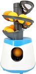 DUOER Dog Pet Interactive Ball Launcher PingPong Toy Automatic Throw Ball Machine Toys Dog Supplies Portable Accessories (Color : Blue And White)