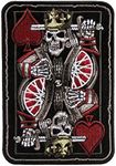 Hot Leathers Suicide King Patch (Multicolor, 3.5" Width x 4" Height)