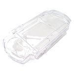 Clear Protective Rigid Plastic Shell Skin Compatible for Sony PSP 3000 Series, PSP Slim 2000 Series, Attractive and Usable