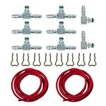 Diesel Fuel Injector Return line Rail Kit Compatible with 2004-2010 Chevy GMC 6.6L LLY LMM LBZ Duramax Engine