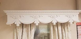 CURTAIN BOX VALANCE PELMET WINDOW CORNICE SWAG CROWN CANOPY COVER VICTORIAN 6 feet 72 inches 183cm x 18.5cm x 18.5 cm EASY FIT