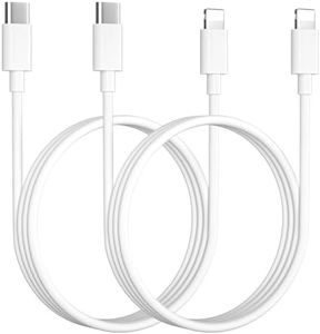 KINPEE Câble iPhone USB C 1M Lot de 2[MFi Certifié], Cable USB C vers Lighting Câble iPhone Cable iPhone Charge Rapide Fil Chargeur iPhone Cordon iPhone pour iPhone 14/13/12/11/X/XS/XR/XS Max/8/7/6