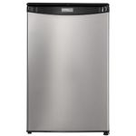 Danby DAR044A4BSLDD-6 4.4 Cu.Ft. Mini Fridge In Stainless Steel Look - Compact All Fridge For Bedroom, Living Room, Bar, Dorm, Kitchen