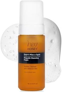 Hey Honey Skincare Don't Miss A Spot Propolis Facial Cleanser Foam | Gently Removes Skin Oil and Other Pollutants From Your Acne Prone Oily Skin | 5 Oz