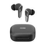 Noise Newly Launched Buds N1 Pro in-Ear Truly Wireless Earbuds with Metallic Finish, ANC(Upto 32dB), 60H of Playtime, Dual Pairing, Instacharge(10 min=200 min), BT v5.3(Chrome Black)