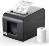 MUNBYN Receipt Printer P072, USB Receipt Printers Support Cash Drawer&80mm Receipt Paper, Thermal Receipt Printer for Small Business, POS Printer Compatible with for Windows/Mac/Linux(Black)