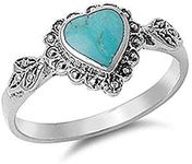 Blue Apple Co. Heart Promise Ring H