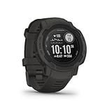 Garmin [ Renewed ] Instinct 2, Rugged GPS Smartwatch, Built-in Sports Apps and Health Monitoring, Ultratough Design Features, Graphite (Renewed)