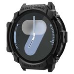 Spigen Rugged Armor Designed for Samsung Galaxy Watch 7 44mm Case Durable TPU Case for Galaxy Watch 7 44mm (2024) - Matte Black