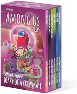 Among Us Inspired Boxed Set: 5 Epic Adventure Story Chapter Books (plus Bonus Coloring Book) for Kids Young Gaming Fans - Unofficial & Independent, Gift for Children Boys & Girls 8-12 years