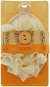 Earth & I - Dual Side Exfoliating Loofah for Fast and Effective Deep Cleaning, Loofah Body Scrubbers, Face Exfoliator Pad, Wash Sponge for Showering, Bath Loofahs, Travel Body Scrubber, lufas lofa