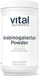 Vital Nutrients Arabinogalactan Powder | Vegan Prebiotic Fiber Supplement for GI Health, Liver, and Immune Support* | Gluten, Dairy, Soy Free | Non-GMO | 300g