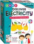 Discover Electricity Book & Science Experiments Kit | Curious Universe | Ages 6+ STEM Learning Kit | Learn Science at Home