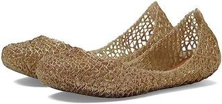 mini melissa Girl's Campana Papel (Little Kid/Big Kid) Gold Glitter 11 Little Kid M