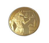 Eillwin Ancient protector anubis egyptian new ornamental collectable & commemorative coin