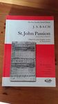 Bach St. John Passion: Vocal Score in English & German [Novello New Choral Edition]