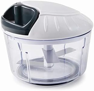 Lacor 60299 - Cortador Manual con 3 cuchillas y base antideslizante, blanco