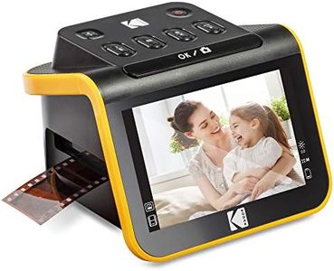 Kodak Digital Film Scanner, Film and Slide Scanner with 5” LCD Screen, Convert Color & B&W Negatives & Slides 35mm, 126, 110 Film to High Resolution 22MP JPEG Digital Photos, Black