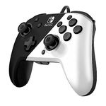 PDP REMATCH Wired Controller: Black & White Nintendo Switch, Nintendo Switch (OLED Model)