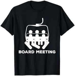 Snowboard Meeting Gift - Snowboarding Holiday Skiing T-Shirt