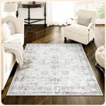 Istana Grey 3x5 Area Rug - Machine 