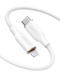 Anker USB-C to Lightning Cable, 641 Cable (Cloud White, 6ft), MFi Certified, Powerline III Flow Silicone Fast Charging Cable for iPhone 13 13 Pro 12 11 X XS XR 8 Plus (Charger Not Included)