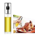 Himifuture Oil Sprayer for Cooking, Olive Oil Sprayer,‎100ml Olive Oil Spray Bottle for Air Fryer, Food-Grade Oil Mister Transparent Glass Spray Bottle for Kitchen, BBQ, Salad, Baking, Roasting