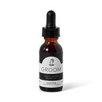 GROOM Beard Oil, Made in Canada, Natural Ingredients, Softens Hair, Moisturizes Skin, Soothes Dandruff and Itchiness, Light Oil For All Beard Types, 30ml.