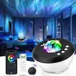 Aurora Projector, Northern Lights Star Projector Bluetooth Speaker/Timer/Remote, White Noise Night Light Galaxy Projector Works with Alexa & Smart App Star Light for Ceiling Bedroom Decor Kids Adults