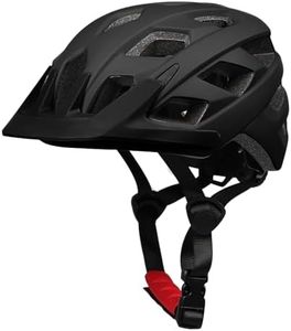 Kids Bike Helmet, 2 Size Adjustable for Youth Toddler Boys & Girls 3-5-8-10-12-14 Years, Child Helmets with Visor for Skating Cycling Scooter (Black, M: 54-58 cm / 21.3"-22.8")