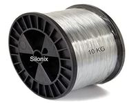 Silonix Fencing Wire | Boundary Wire 1.5 MM | Zatka Machine Fencing Farm Wire | Use in Garden Fencing, Factory, Industry(Silver) (1000 Meter-10 Kg)