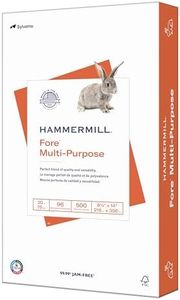 Hammermill Printer Paper, Fore Multipurpose 20 lb Copy Paper, 8.5 x 14-1 Ream (500 Sheets) - 96 Bright, Made in The USA, 103291
