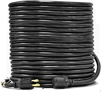 Ceptics 100-Ft 30-amp Generator Extension Cord NEMA L14-30 | UL Listed | 4-prong locking plug | 30A, 125/250V