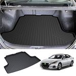 Powerty Trunk Mat for 2019-2023 2024 Nissan Altima Sedan Accessories Cargo Mats TPO All Weather Cargo Liner Heavy-Duty Trunk Liners