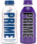 PRIME Hydration Sports Drink by Logan Paul & KSI - Los Angeles (LA) Dodgers + Grape - 500ml Bottle