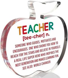 Best Teacher Appreciation Gifts, Unique Gifts Ideas from Students,Teachers Day Gifts for New Teachers, Teacher Keepsake,Teaching Assistant Gift,Teacher Sign for Desk…