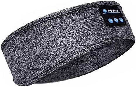 Auriculares para Dormir,Auriculares con Diadema inalámbricos Bluetooth V5.0,Auriculares Deportivos,Altavoces estéreo de Alta definición ultrafinos incorporados-Y05