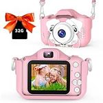 AOGELI Kids Camera for Girls, 2 Len