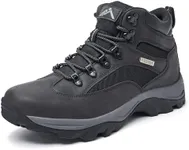 CC-Los Men's Waterproof Hiking Boots Outdoor Relaxed Fit Lightweight Black Size 13