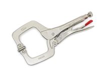 Crescent C11CCSVN 279mm/11-Inch Locking C-Clamp Pliers with Swivel Pads - Silver