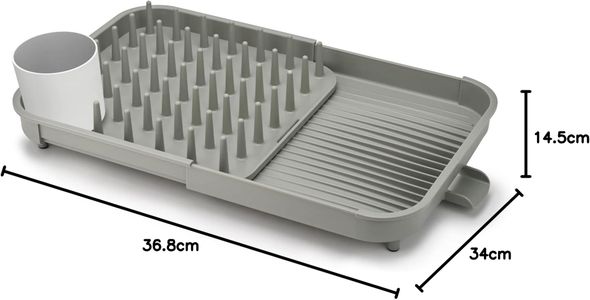 Joseph Joseph Expandable Dish Rack – Grey Adjustable Drainer