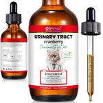 Cat Urinary Tract Infection Treatment, 60ML Natural Urinary Tract Support for Cats Supplement Bladder Stones, Keep Pet Renal Health & UTI Care Drops