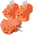 K KASONIC - 3-Outlet Grounding Adap