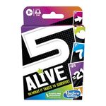 Hasbro Gaming 5 Alive Card Game, Fast-Paced Kids Game, Easy to Learn, Fun Family Game for Ages 8 and Up, Card Game for 2 to 6 Players, Multicolor