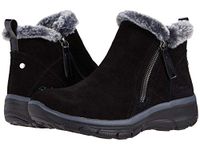 Skechers Women's Zip Bootie Fashion Boot, Black, 10 Wide