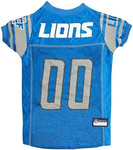 NFL Detroit Lions Dog Jersey, Size: XX-Large. Best Football Jersey Costume for Dogs & Cats. Licensed Jersey Shirt